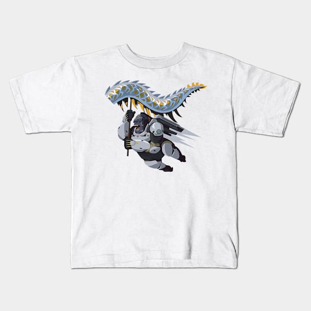 Winston Dragon Dance Kids T-Shirt by Genessis